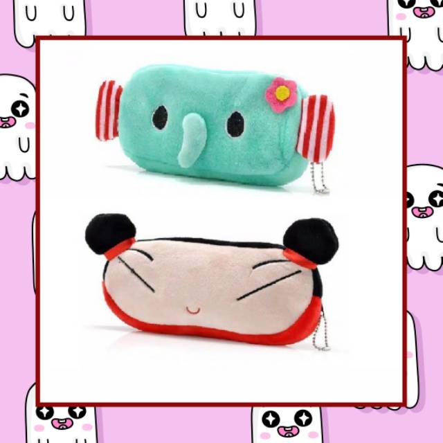 

KP013 TEMPAT PENSIL BULU PLUSH KOTAK MAKE UP ANIMAL LUCU PENCIL CASE UNIK ZIPPER LEIDIS STATIONARY