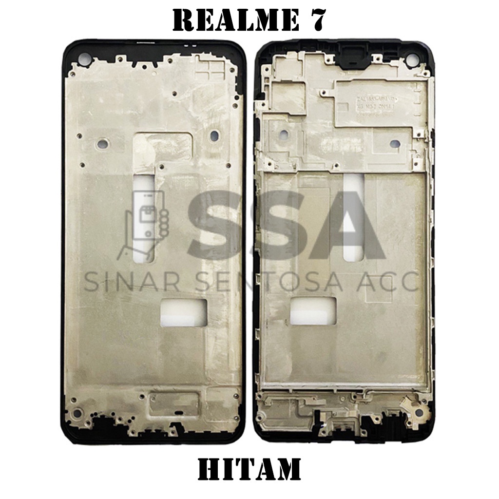 Tulang Tengah Middle Frame LCD Realme 7 Original 100% Tulang Casing Bezel Bezzel Bazel Handphone HP Ori Original Awet Murah Realme7