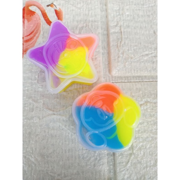 [PER PCS] SLIME MAINAN ANAK KARAKTER RANDOM RAINBOW