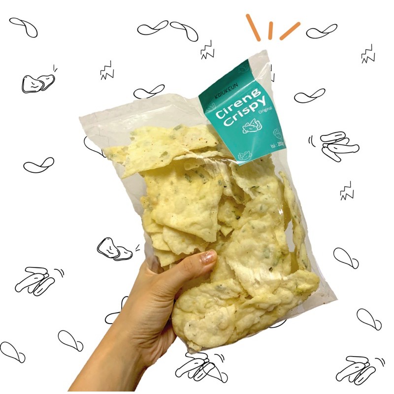 

cireng crispy kriukeun kerupuk cireng