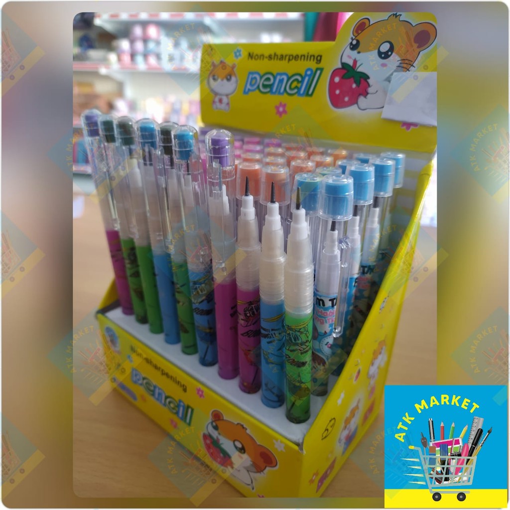 

(Ecer/Lusin) Pensil Cabut Susun Sambung Bensia 2.0mm