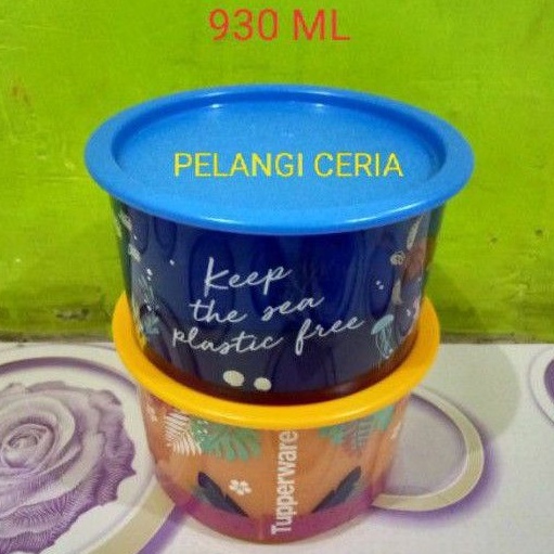 toples lifestyle canister 930 ml tupperware (2 pcs )