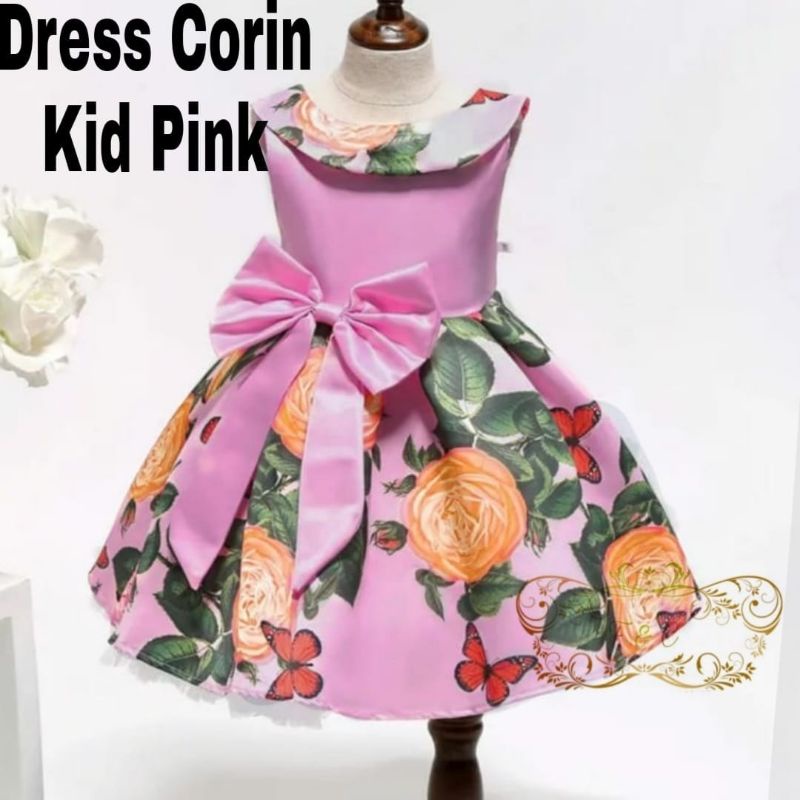 DRESS CORIN KID ANAK, BABYTERRY, DRESS GAUN