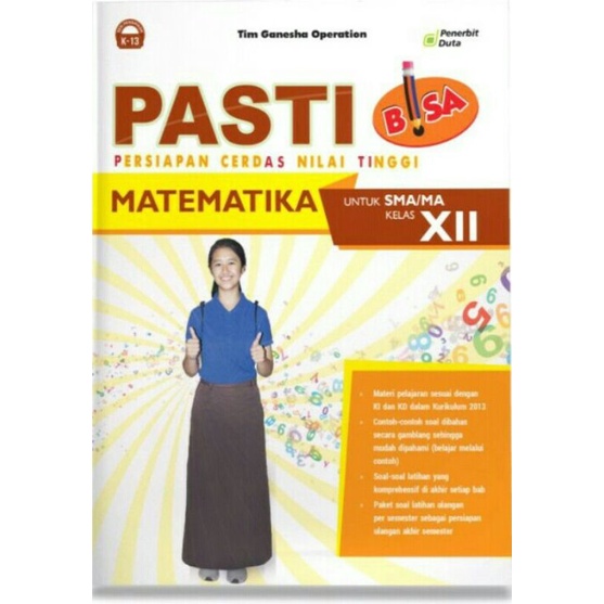 

Pasti Bisa Matematika SMA/MA Kls XII Kur 13 rev