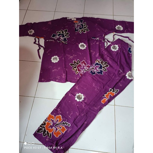 5pcs GROSIR BATIK MOTIF SUNAN CP DEWASA 3/4 BATIK CAP BATIK CETAK MOTIF SUNAN