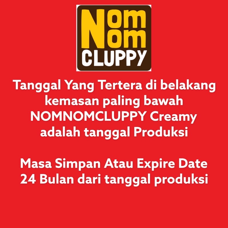 Snack Kucing Nom Nom Cluppy Creamy treats Snack kucing 1 pack (4x15gr)