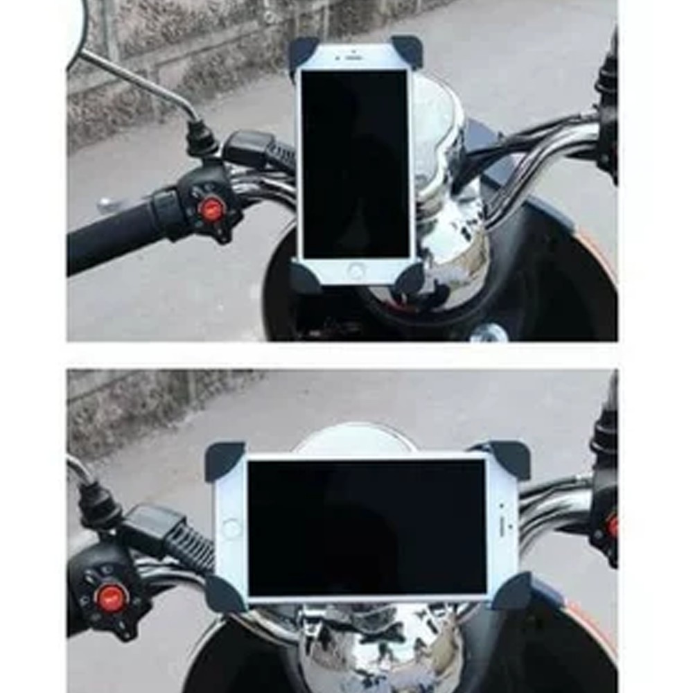 HOLDER MOTOR ARM UNIVERSAL HM-06 / HOLDER SPION / HOLDER HANDPHONE SEPEDA MOTOR GPS MAPS SPION