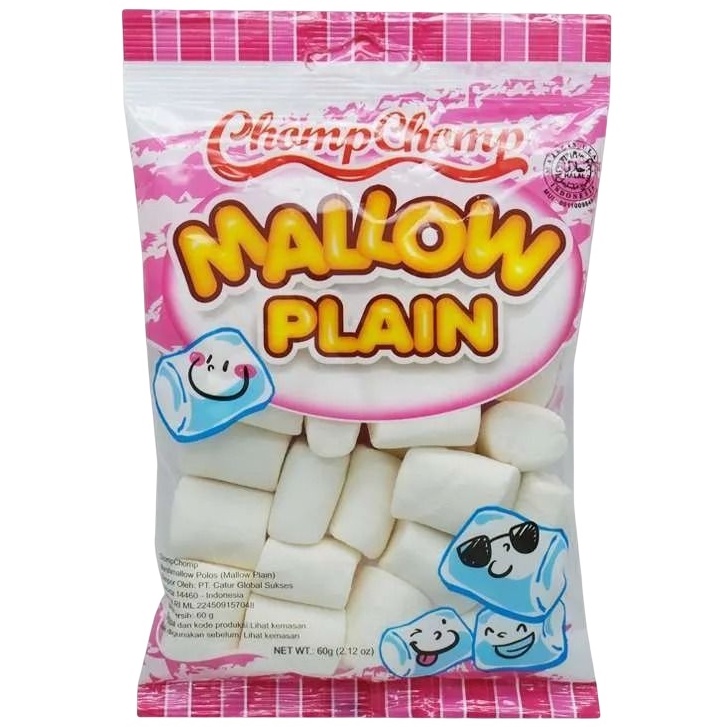 

Chompchomp Mallow Plain 60gr Chomp Marshmallow Putih