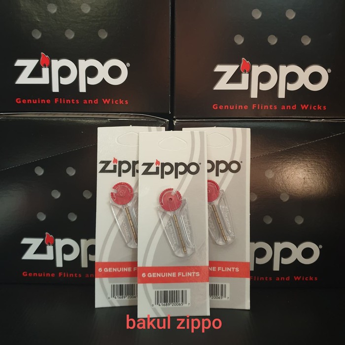 BATU ZIPPO ISI 6 ORIGINAL NEW PACK korek api