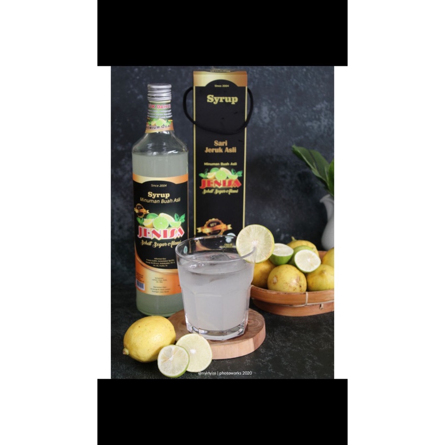 

JENISA SYRUP 1 DUS ISI 6 BOTOL ( JERUK NIPIS ASLI ) OLEH OLEH KHAS KUNINGAN
