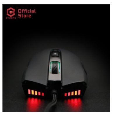 Mouse gaming cyborg wired usb 2.0 optical 4000dpi 60ips 20g 6d 1Khz rgb macro traga f2 f-2