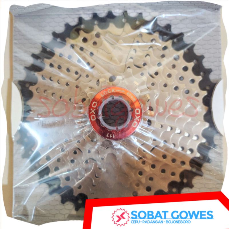 SPROCKET CASSETTE SEPEDA OXO 9 SPEED 11 - 42T 9SP GEAR MTB GUNUNG TRAIL DOWNHILL FEDERAL