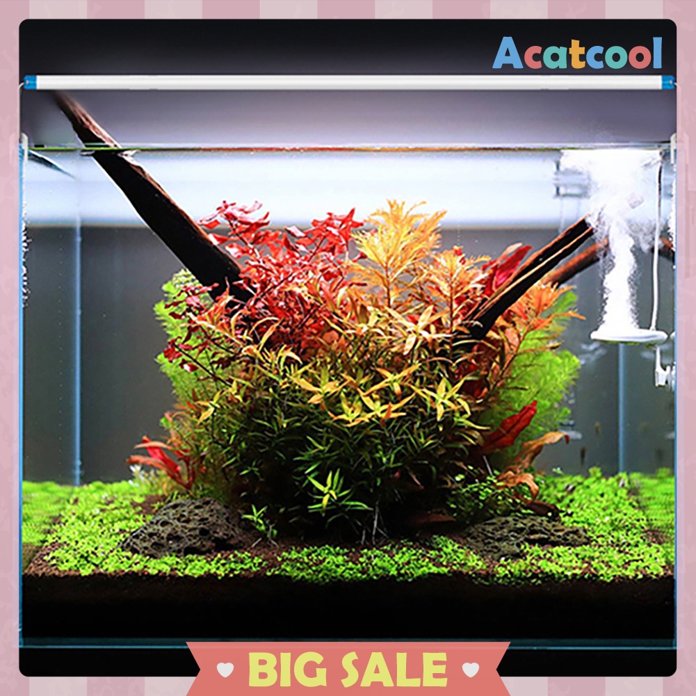 Aquarium Light LED Fish Tank Slim Clip Lamp Plant Grow Lighting 18-58cm US