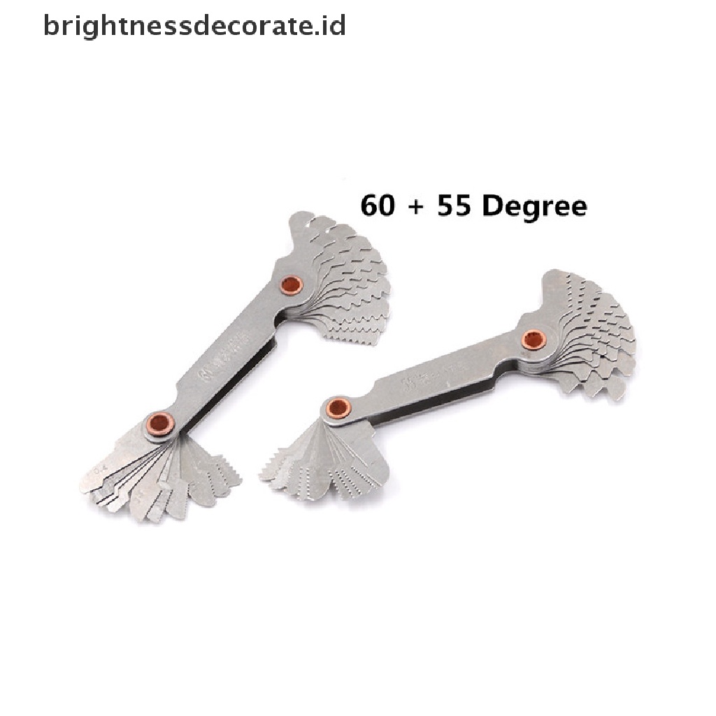 Alat Pengukur Benang 55 Derajat Bahan Stainless Steel