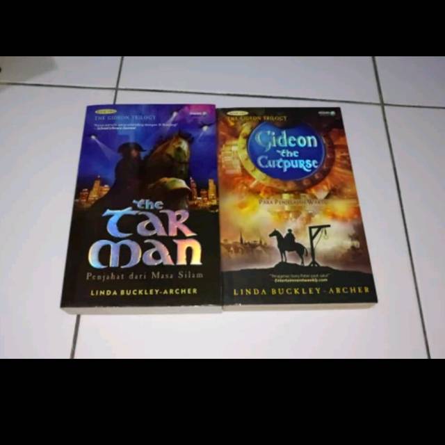 The Gideon Series - The Tar Man & Gideon The Cutpurse - Linda Buckley Archer - Paket 2 Novel Fantasi