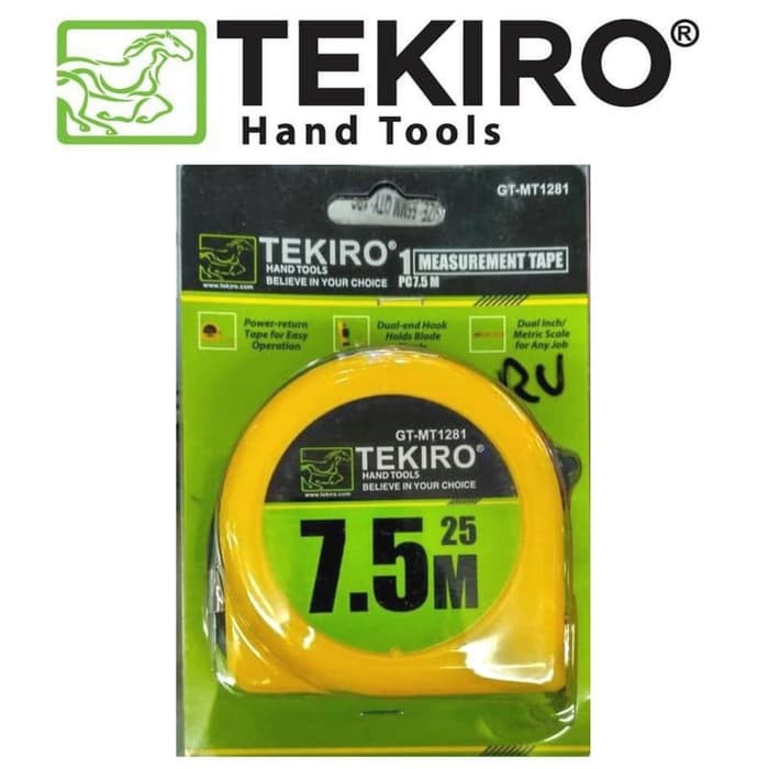 FREE Ongkirr  ALAT UKUR METERAN TEKIRO 7-5 METER MURAH murah