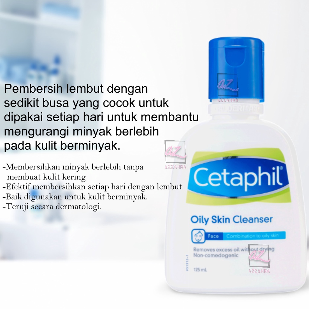 Cetaphil Oily Skin Cleanser 125ml | Skin Care Pembersih Muka untuk Kulit Berminyak