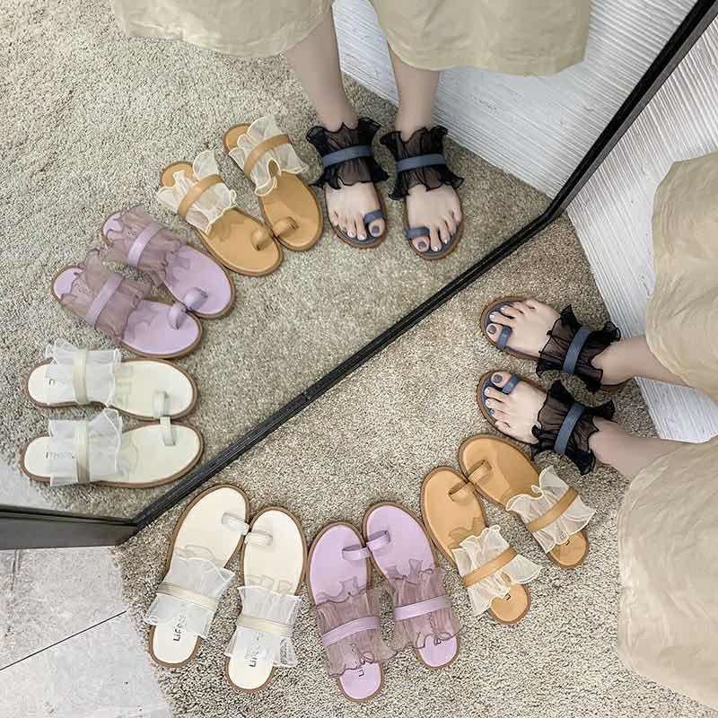 [SPD070] Lace Fashionable Sandal Woman