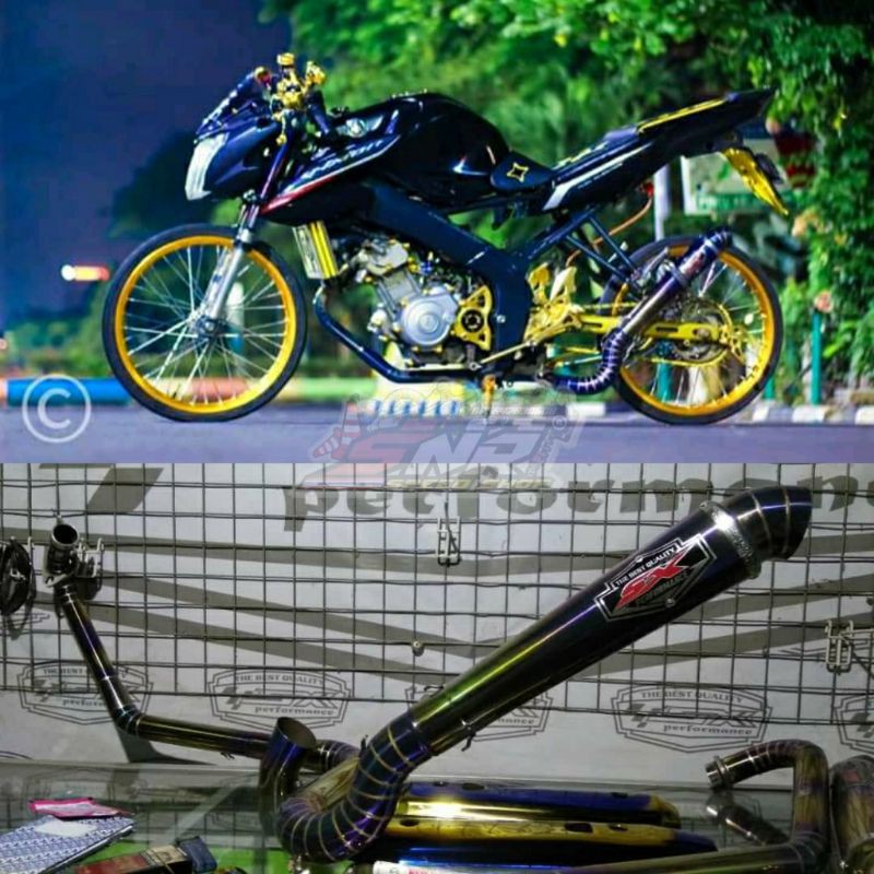 knalpot sx performance kidal leter S