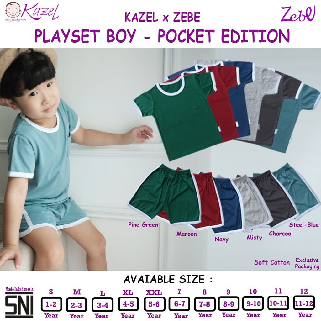 Kazel x Zebe Playset Boy no 10 no 11 no 12  / GIRL - Pocket Edition