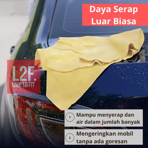 Kain Lap Serbet Dapur Kanebo Plas Chamois aoin Serat Sintetis Polos Murah Original GRATIS ONGKIR COD