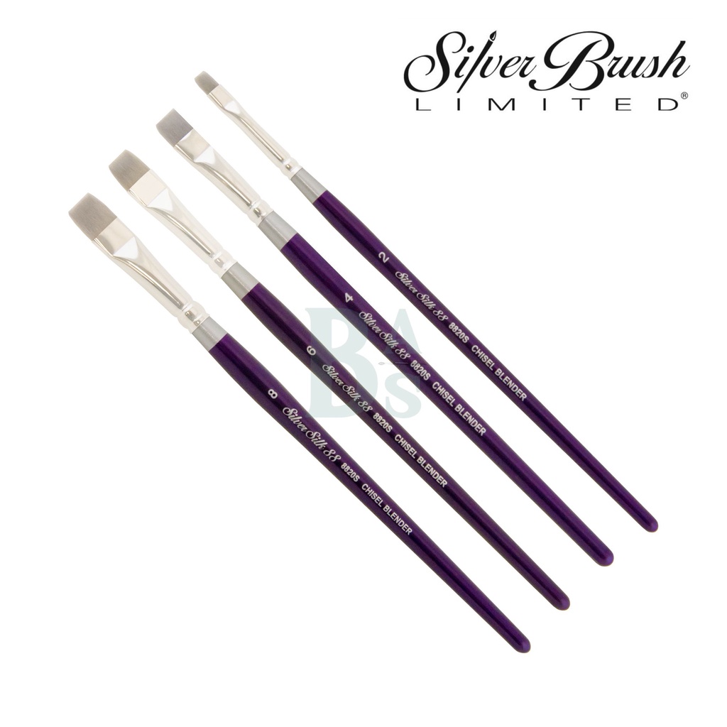 

Silver Brush Silk 88 - (Chisel Blender 8820S)