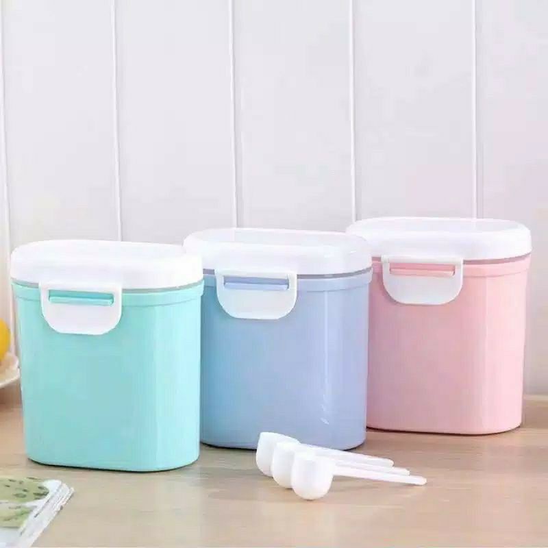 Tempat penyimpanan susu bubuk 800ml box susu besar