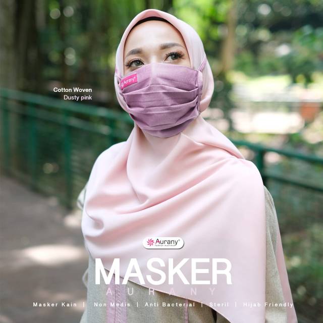 MASKER KAIN POLOS II AURANY