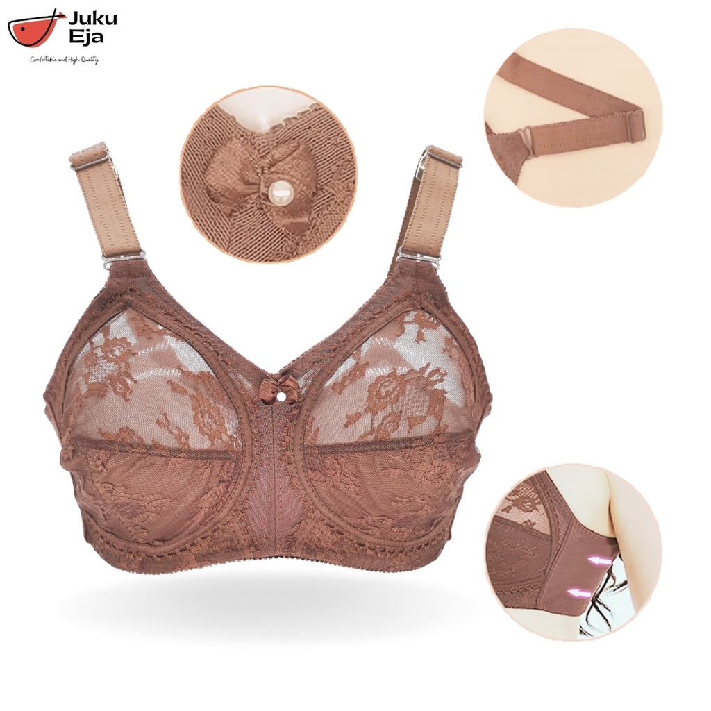 Strait Sister Original BH Harian Ibu - Tanpa Busa - Tanpa Kawat - Full Cup Bra - Full Lace