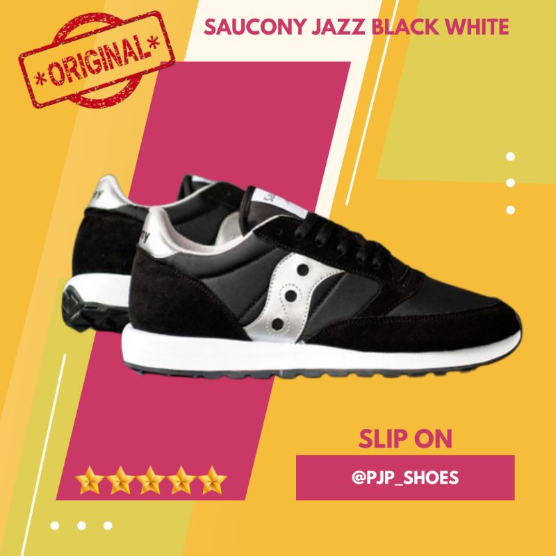 Saucony Jazz Classic Black White Original - BNWB
