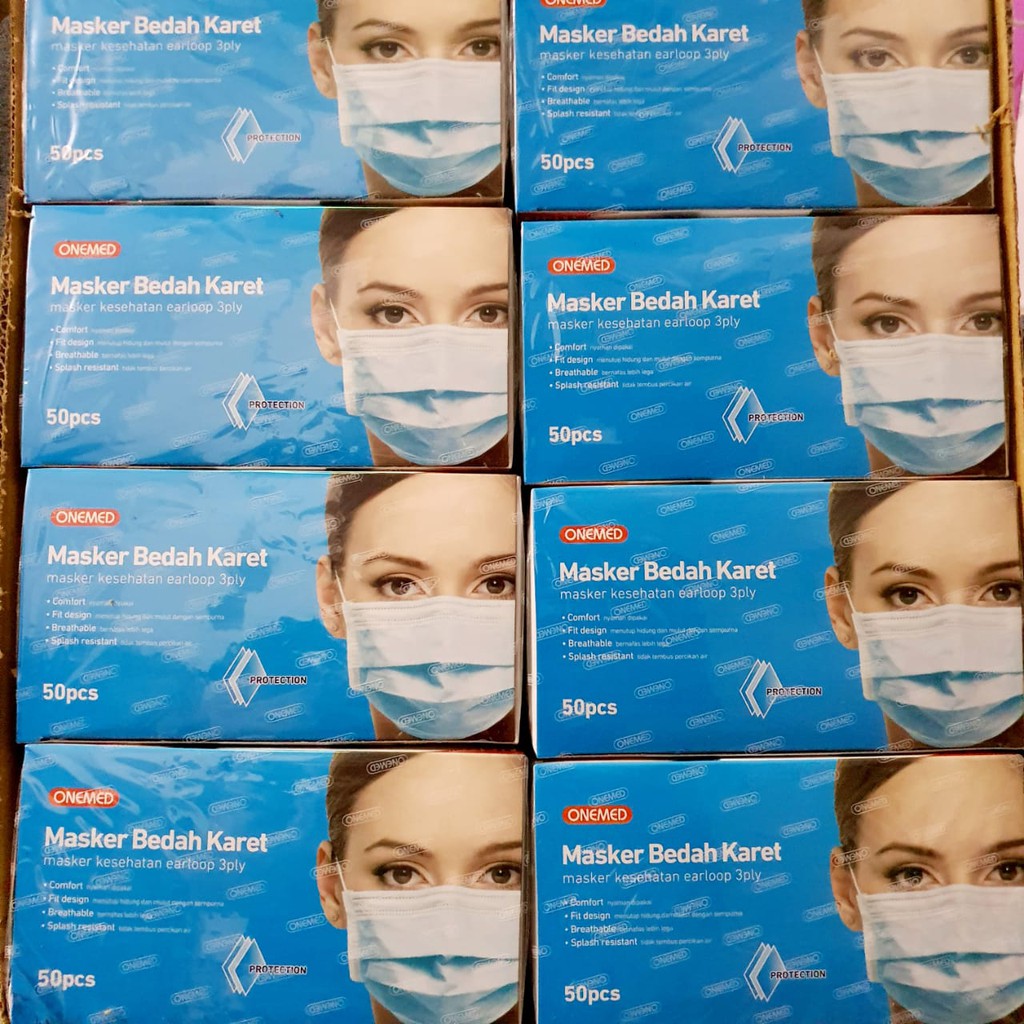 Masker Medis Biru Onemed 20 box