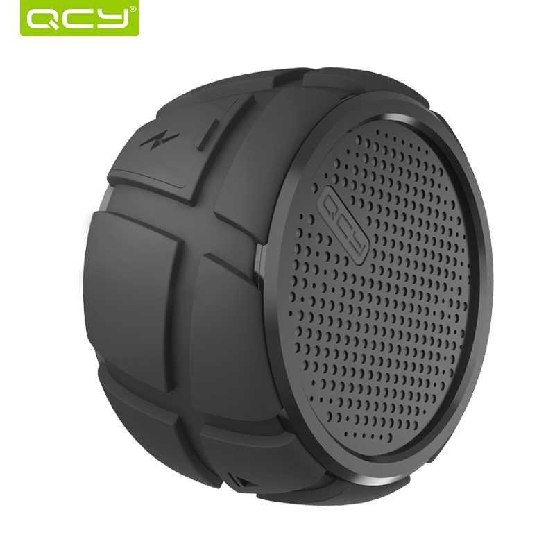 QCY BOX2 Bluetooth Speaker Waterproof with Carabiner [Hitam]