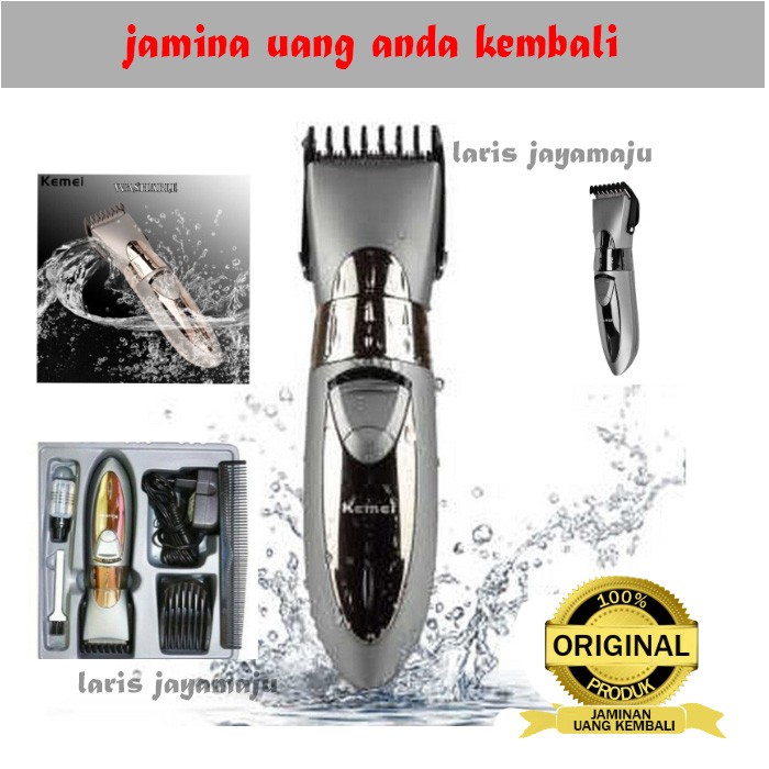 Mesin cukur Kemei km-605 Rechargeable Hair Clipper Waterproof