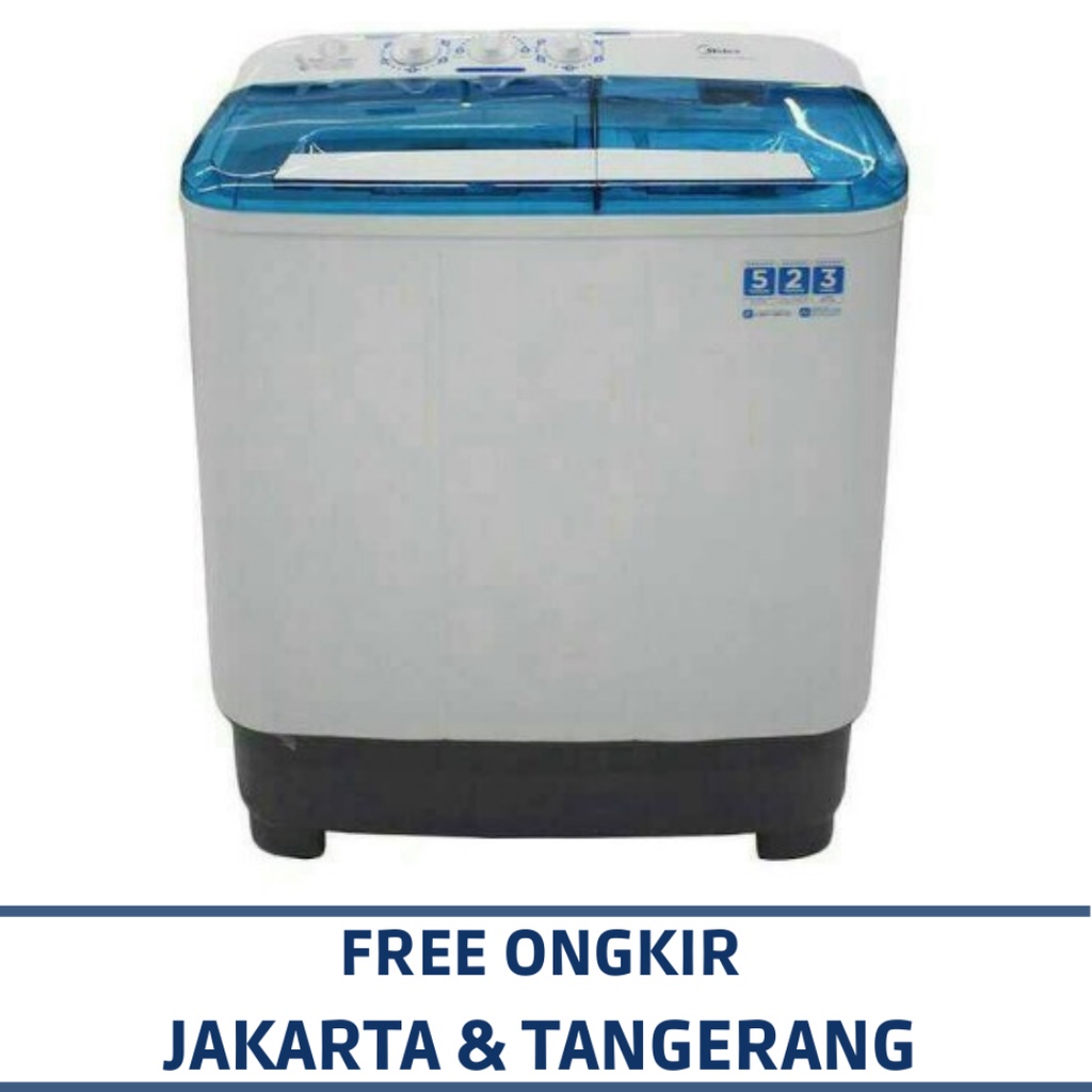 MIDEA MTD85-P701Q MESIN CUCI TWINTUBE 7KG