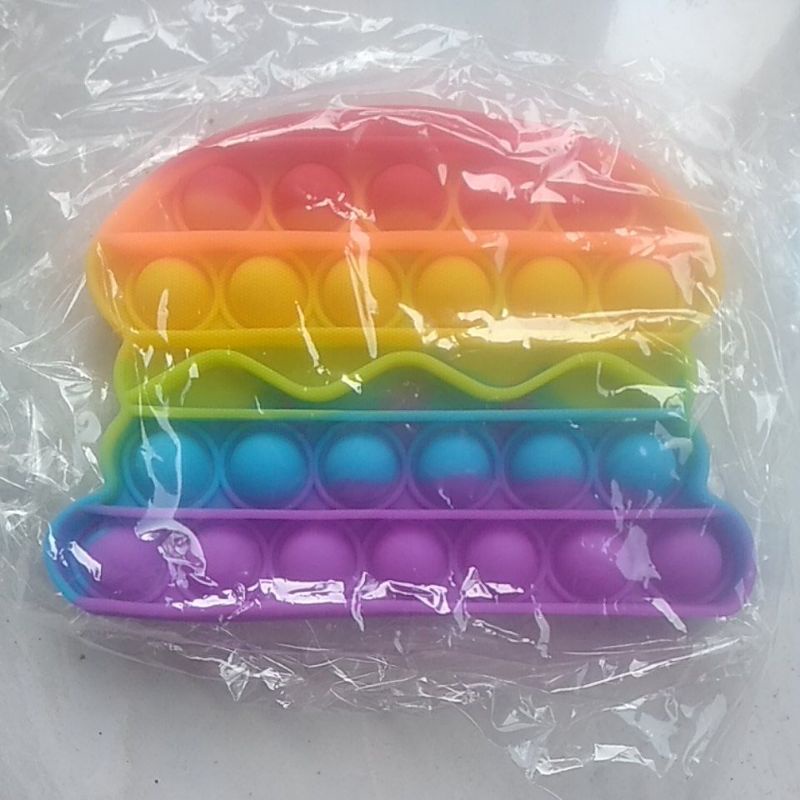 mainan anak pop  it pita 1 pcs-Burger