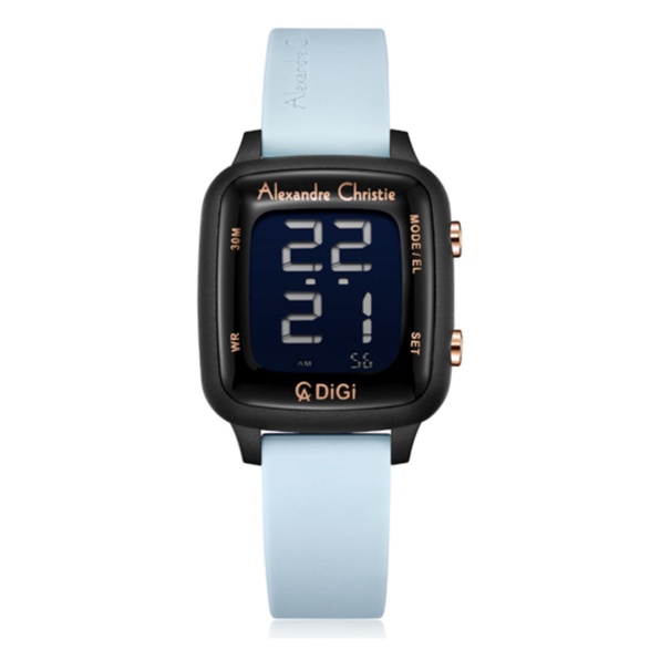 Alexandre Christie Ac 9369 Jam Wanita Digital Original Garansi Resmi 1 Tahun