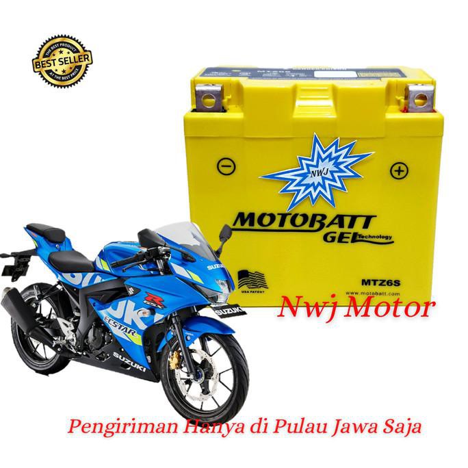 Aki Motor Suzuki GSX-R150, GSX-S150 Motobatt MTZ6S