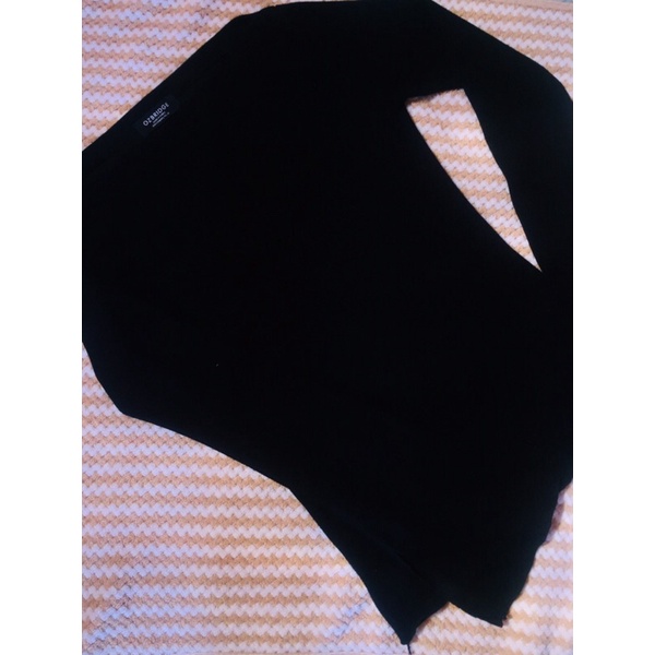 PRELOVED knit rajut premium OZBRIDGE hitam