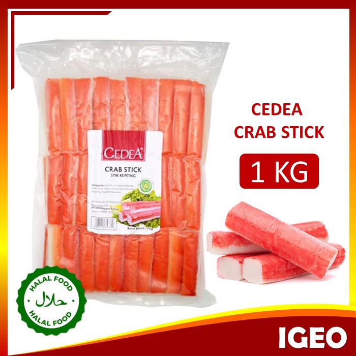 

Cedea Crab Stick Stik Kepiting 1kg Halal