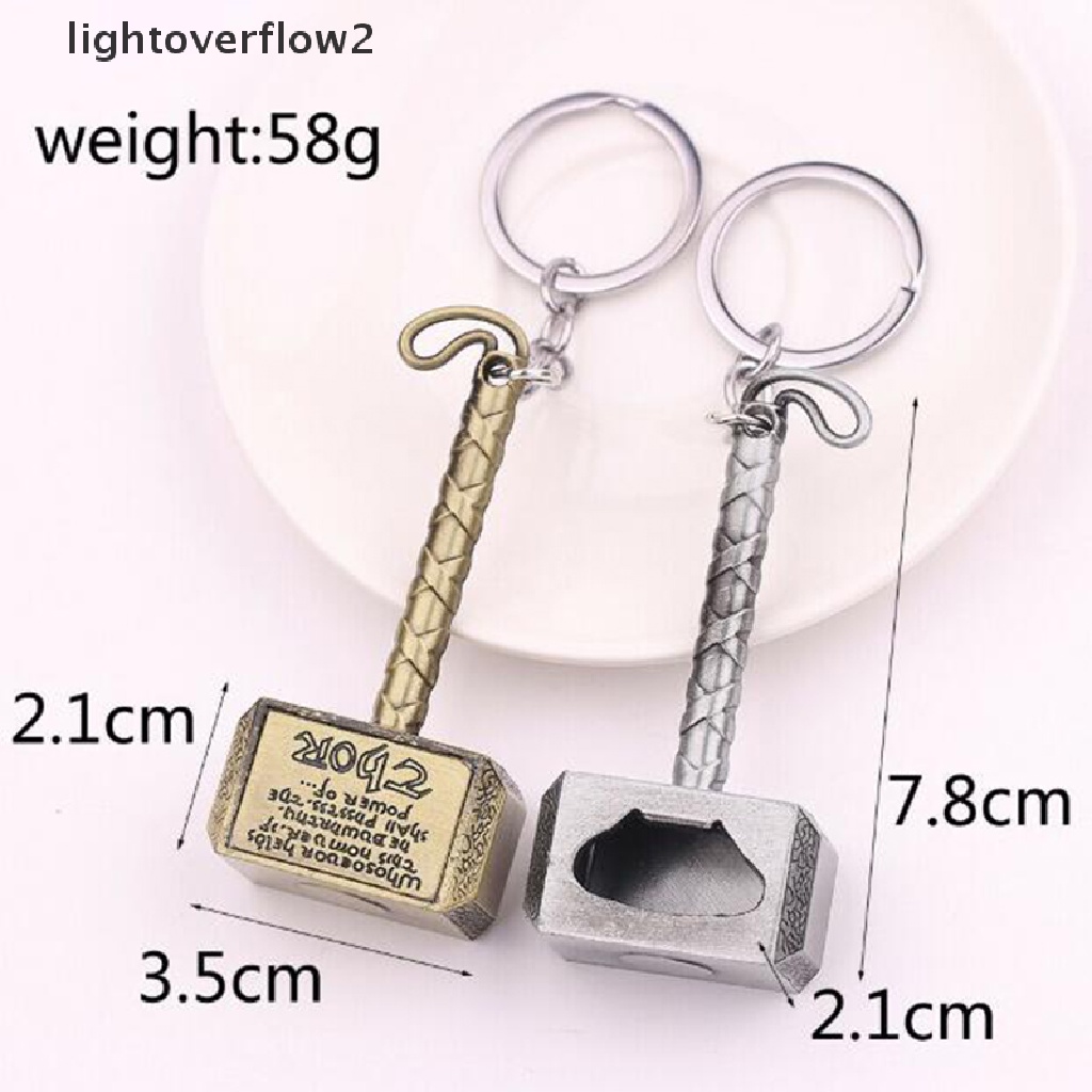 (lightoverflow2) Gantungan Kunci Palu Thor Avengers