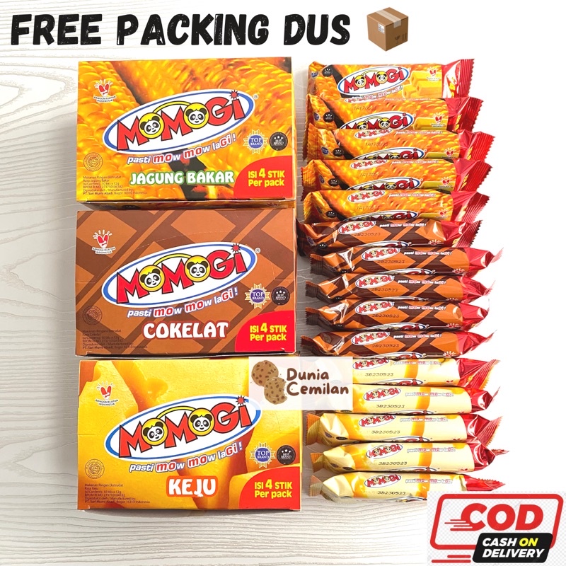 [TERMURAH!] NEW Momogi 1 Pak isi 10pcs x 12gr - stik momogi nikmat enak termurah diskon