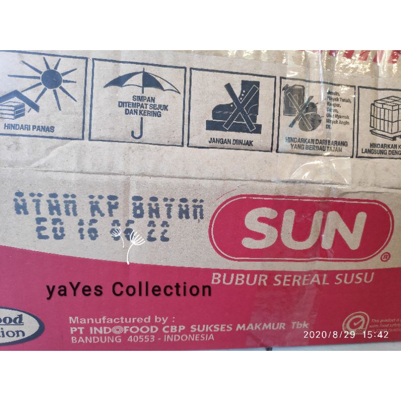 SUN bubur lanjutan TIM instant Ayam bayam ubi ungu pisang susu 6+ bln makanan Rencengan sachet 20g