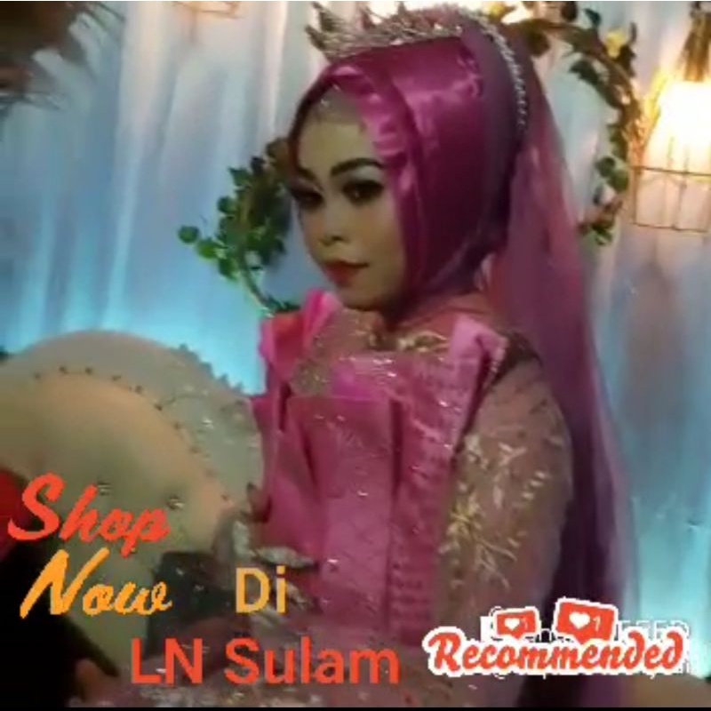 Hijab pengantin Turki veil kerudung slayer 100 cm veil jilbab pengantin hijab jilbab akad bride untuk gaun wedding slendang pengantin fashion veile motif baru