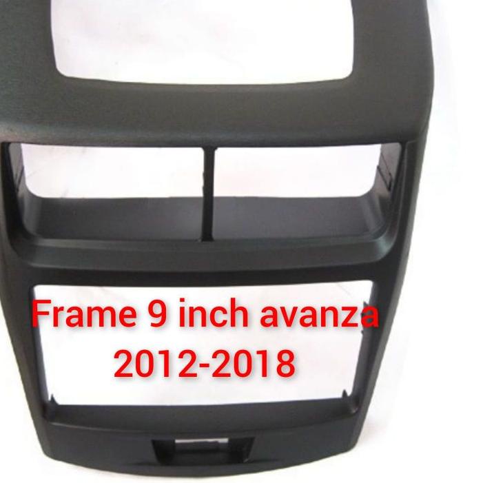 Update frame tape mobil double din 9 inch mobil all  avanza 2012-2017