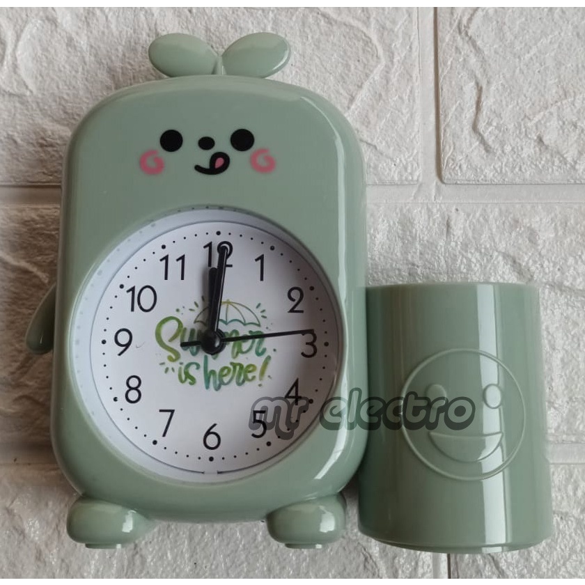 JAM WEKER HS 632 - JAM WEKER KARAKTER LUCU - JAM BEKER LUCU - JAM MEJA - JAM ALARM