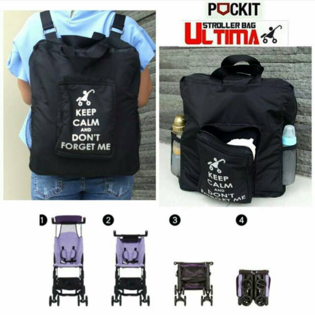 Ultima Stroller Bag Backpack for Pockit Stroller / Tas Stroller Ransel pock it