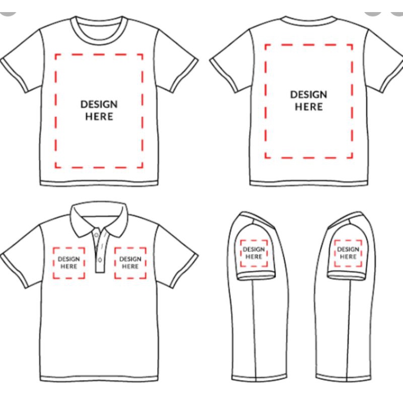 Kaos Oblong Custom - Sablon Digital Printing Desain bebas