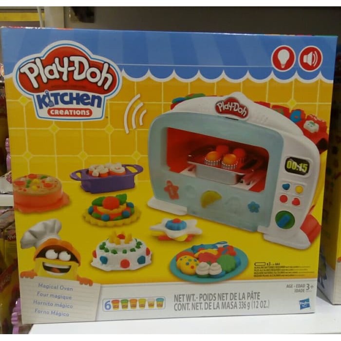 play doh kitchen magical oven