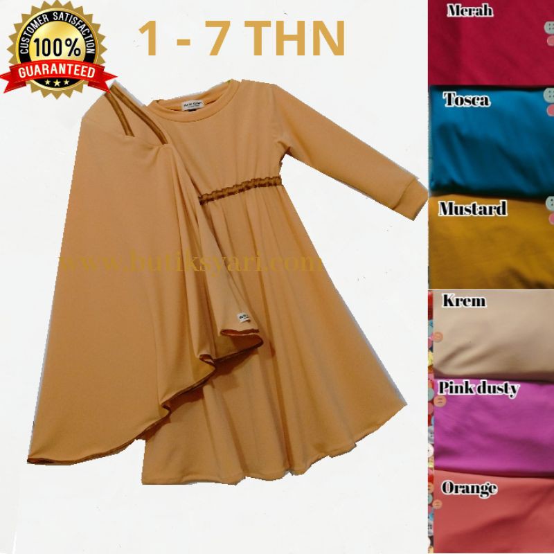 DRESS MUSLIM ANAK 1-7 TAHUN