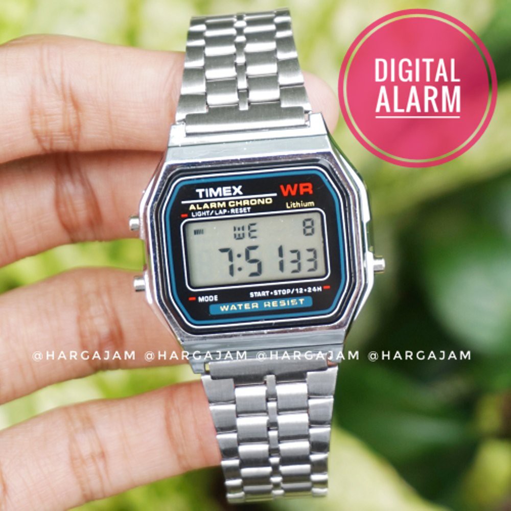 Jam Tangan Digital WR91 (hargajam cewek cowok casio alarm murah)